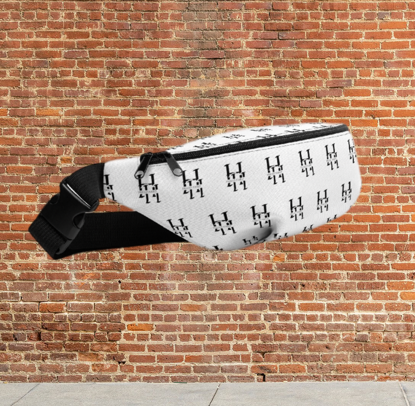 Husso Hard double black H Fanny Pack