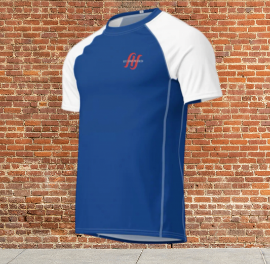 Husso Hard double red H Men rash guard shirt