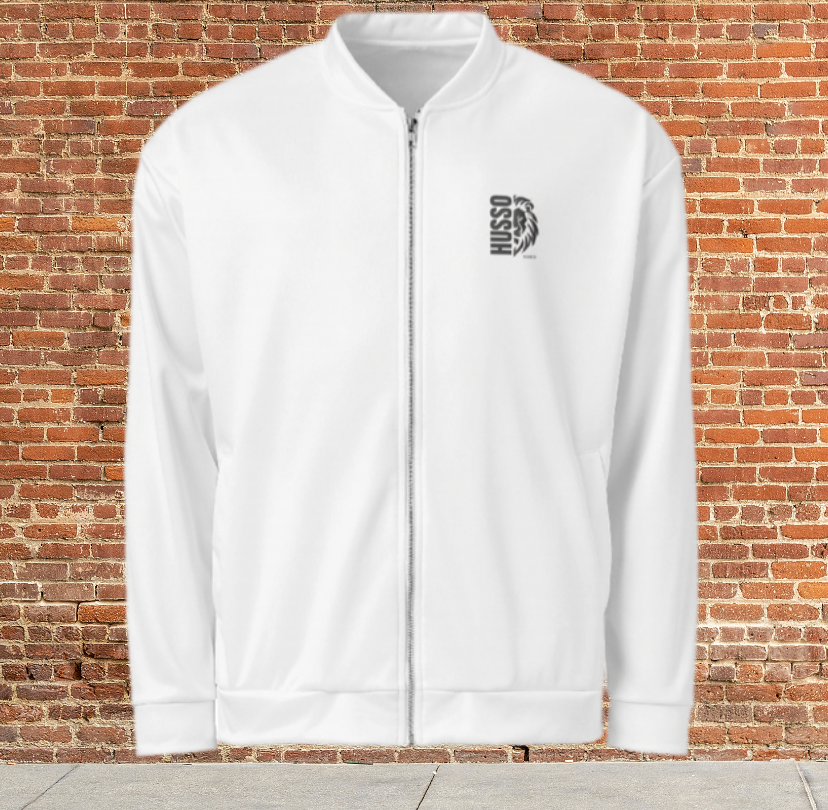 Husso Hard half face lion husso Bomber Jacket