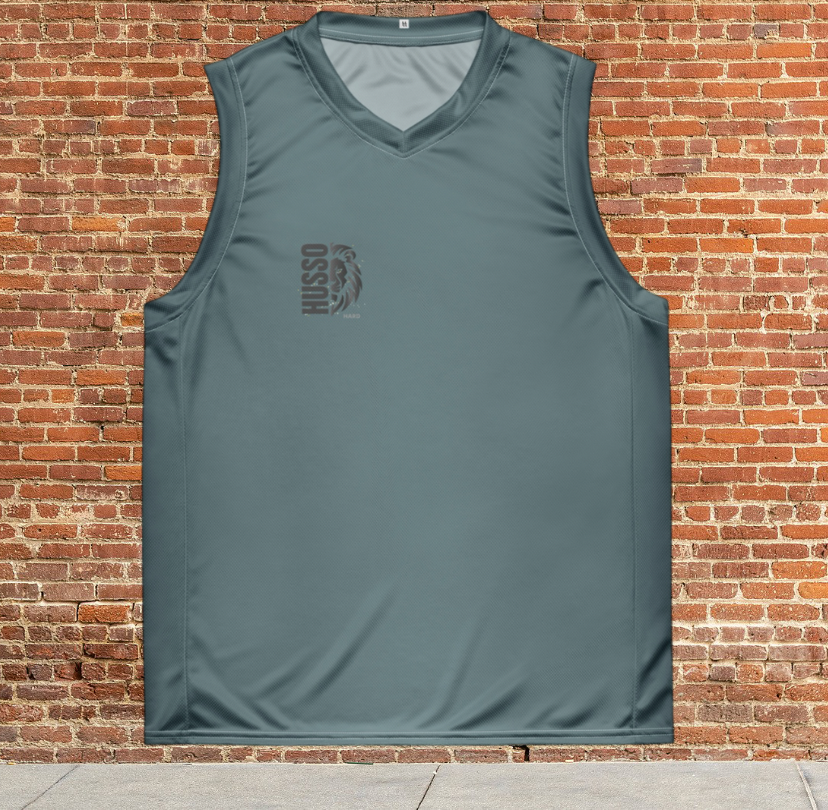 Husso Hard half face lion Husso Men basketball jersey