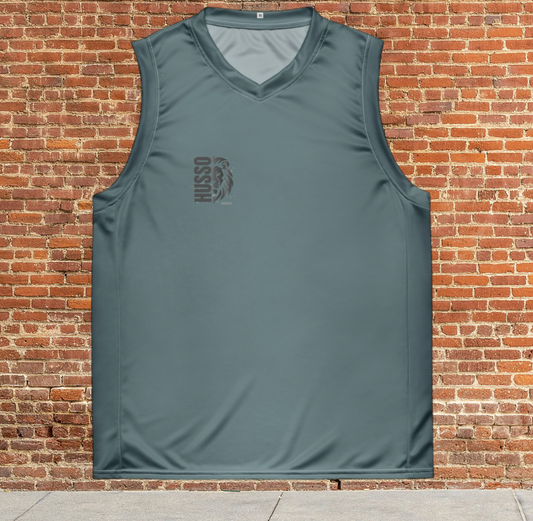 Husso Hard half face lion Husso Men basketball jersey