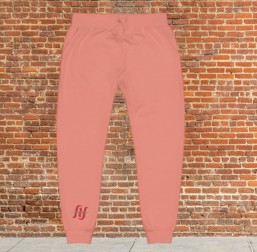 Husso Hard double red H fleece sweatpants