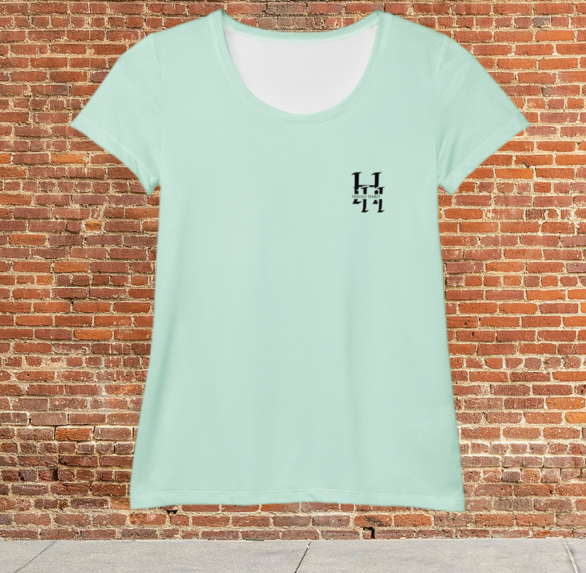 Husso Hard double black H spandex athletic t-shirt