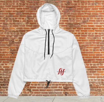 Husso Hard double red H cropped windbreaker