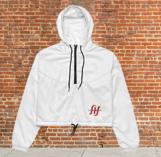 Husso Hard double red H cropped windbreaker