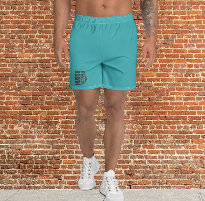 Husso Hard half face lion husso Athletic Long Shorts