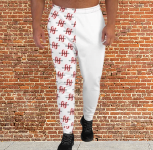 Husso Hard one side all over double red H Joggers