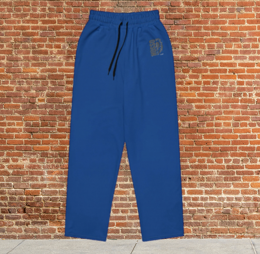Husso Hard half face lion husso Wide-leg sweatpants