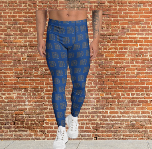 Husso Hard half face lion Husso Men's Leggings