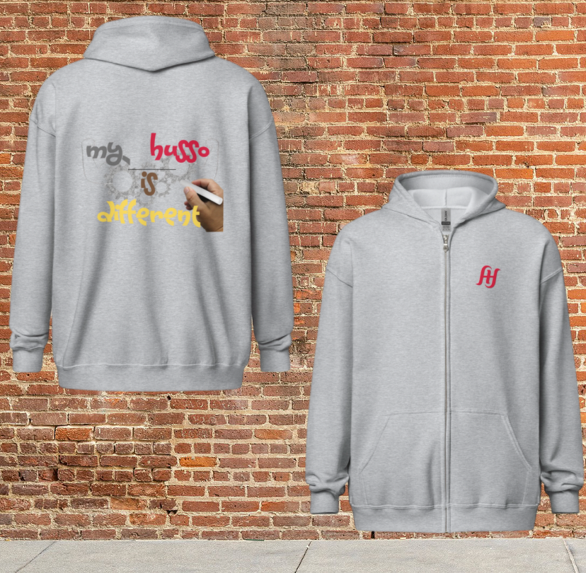 Husso Hard my husso different heavy blend zip hoodie