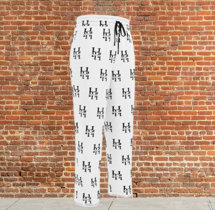 Husso Hard all over double black HWide-leg joggers