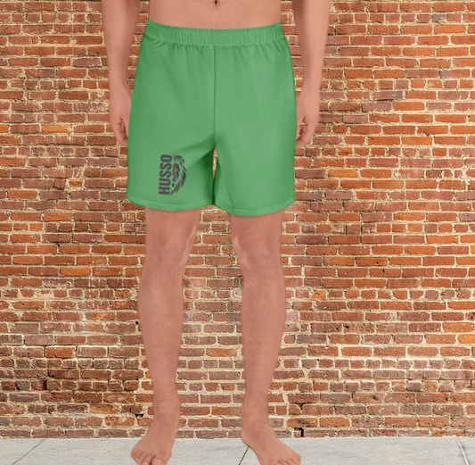 Husso Hard half face lion husso Athletic Long Shorts