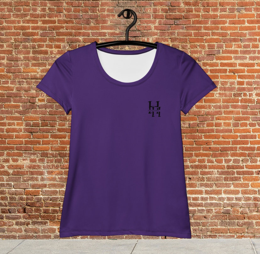 Husso Hard double black H spandex athletic t-shirt