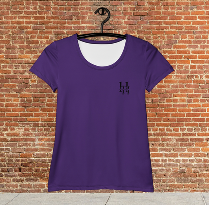 Husso Hard double black H spandex athletic t-shirt