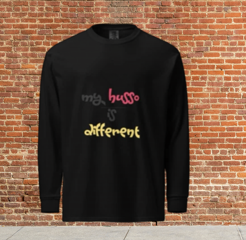 Husso Hard my Husso different Garment-dyed heavyweight long-sleeve shirt