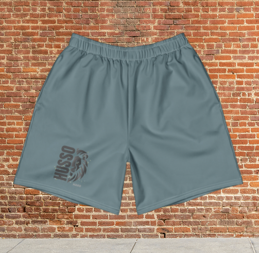 Husso Hard half face lion husso Athletic Long Shorts