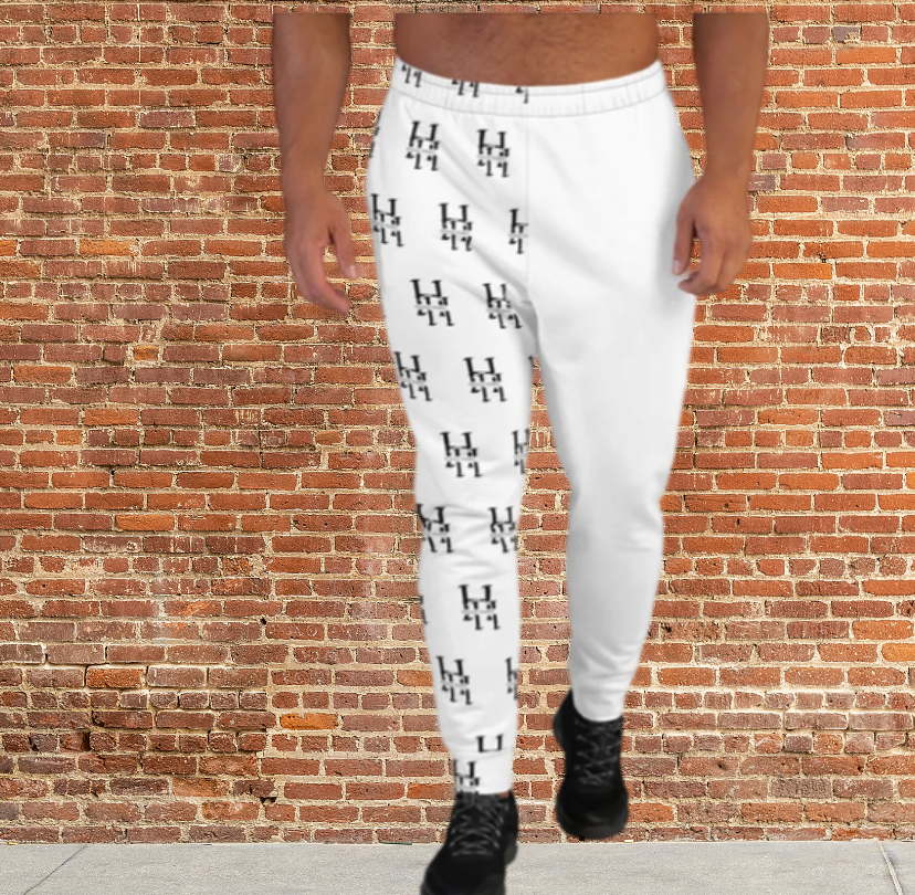 Husso Hard one side all over double black H Joggers