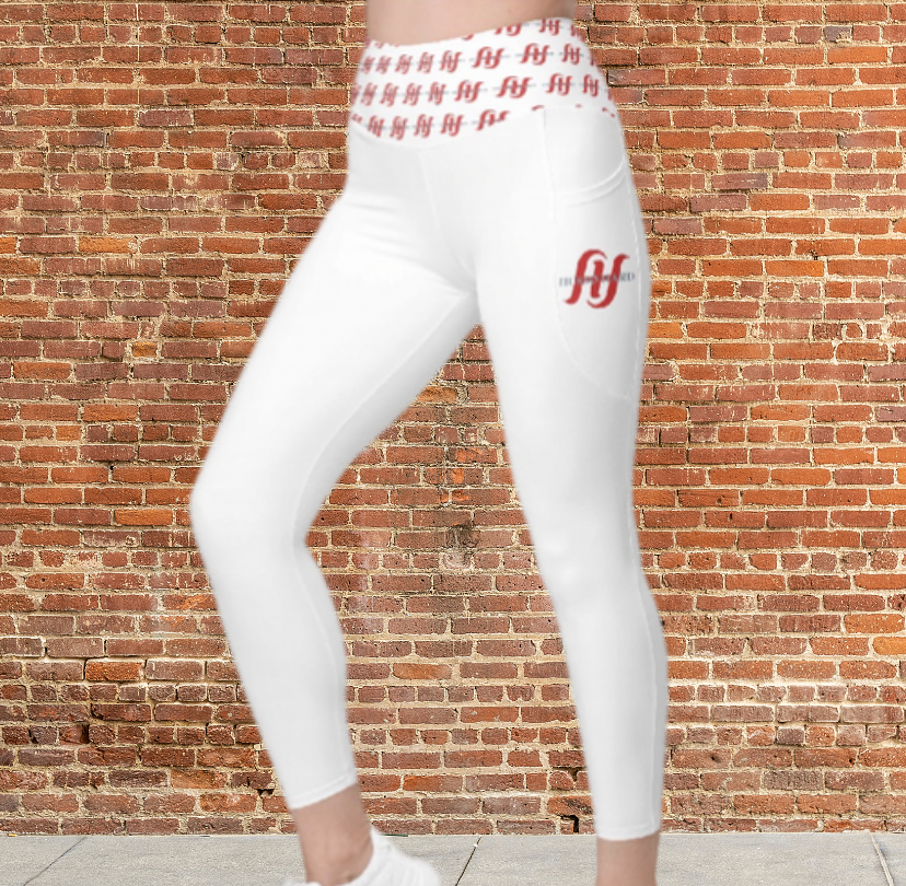 Husso Hard double red H Leggings with pockets