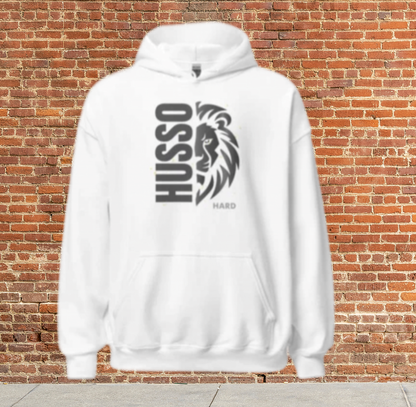 Husso Hard half face lion Husso Unisex Hoodie