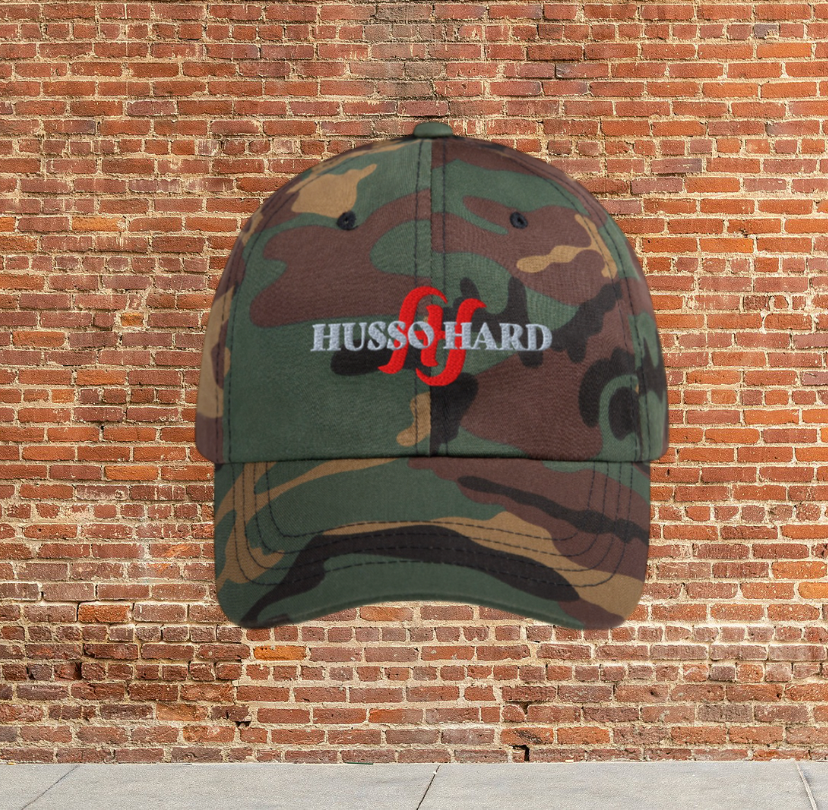 Husso Hard double red H Dad hat