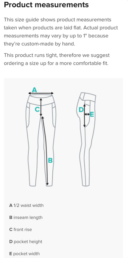 Husso Hard all over double black H Leggings with pockets