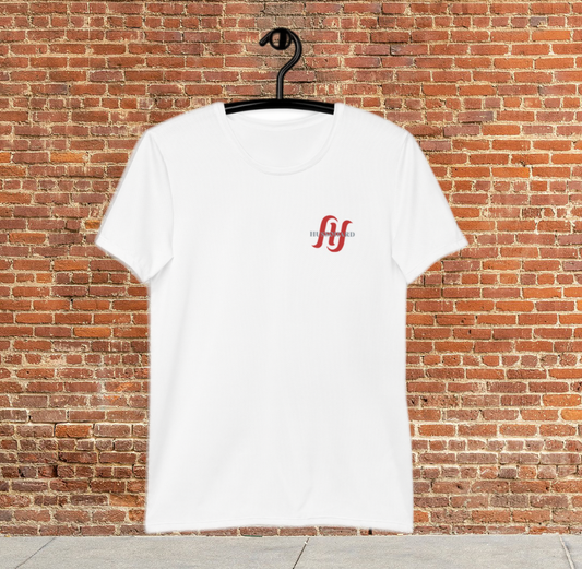 Husso Hard double red H  spandex athletic t-shirt