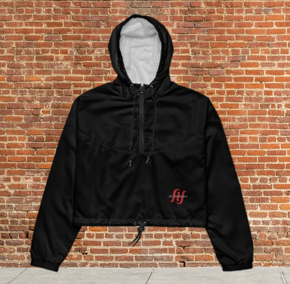 Husso Hard double red H cropped windbreaker