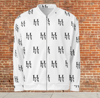 Husso Hard all over double black H Bomber Jacket