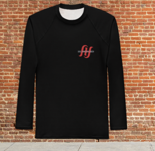 Husso Hard double red H Men's Rash Guard