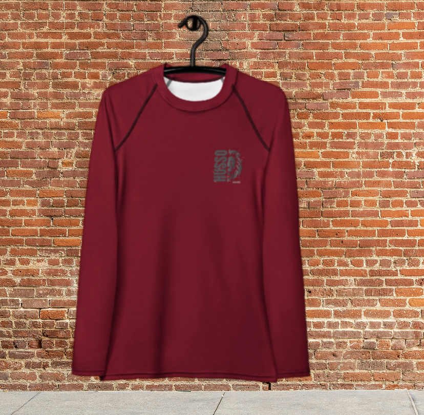 Husso Hard half face lion husso Women's Rash Guard