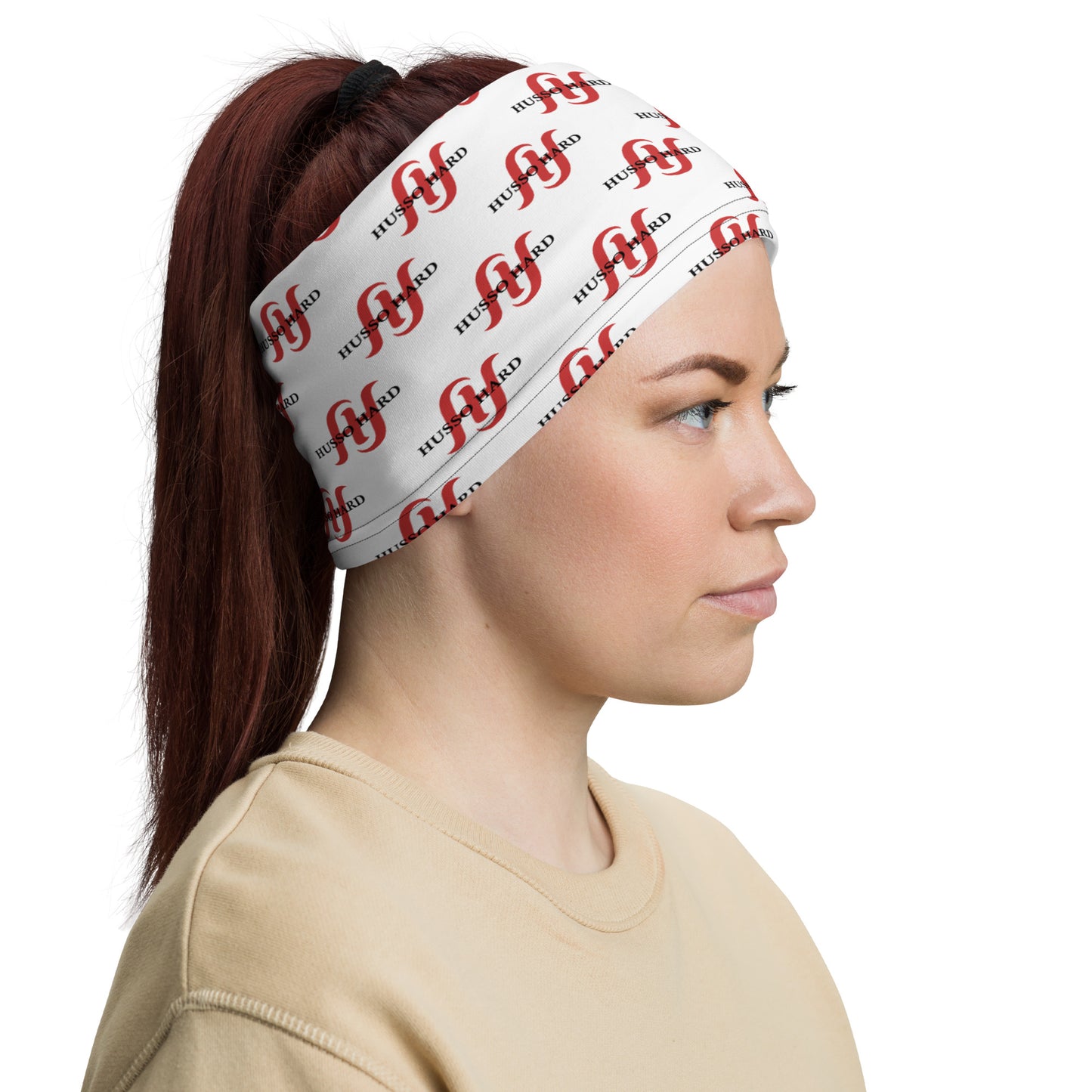 Husso Hard double red H bandana