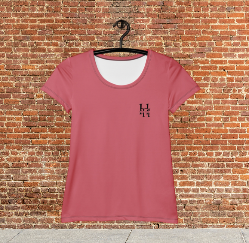 Husso Hard double black H spandex athletic t-shirt