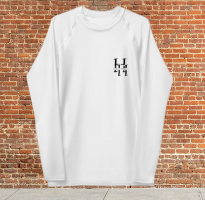 Husso Hard double black H  Men Rash Guard