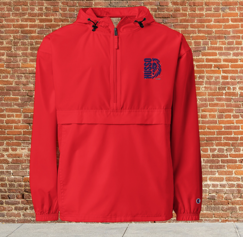 Husso Hard half face lion husso Champion Jacket