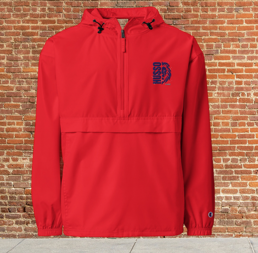 Husso Hard half face lion husso Champion Jacket