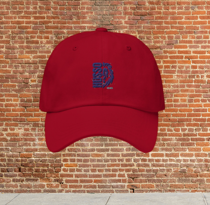 Husso Hard half face lion husso Dad hat