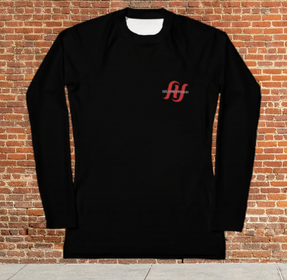 Husso Hard double red H Women's Rash Guard