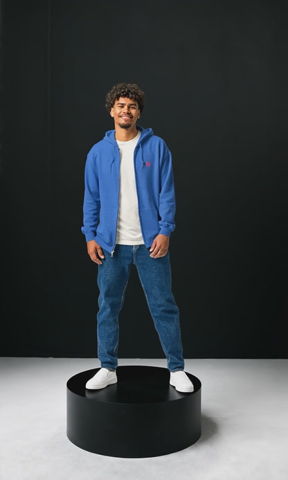 Men heavy blend zip hoodie